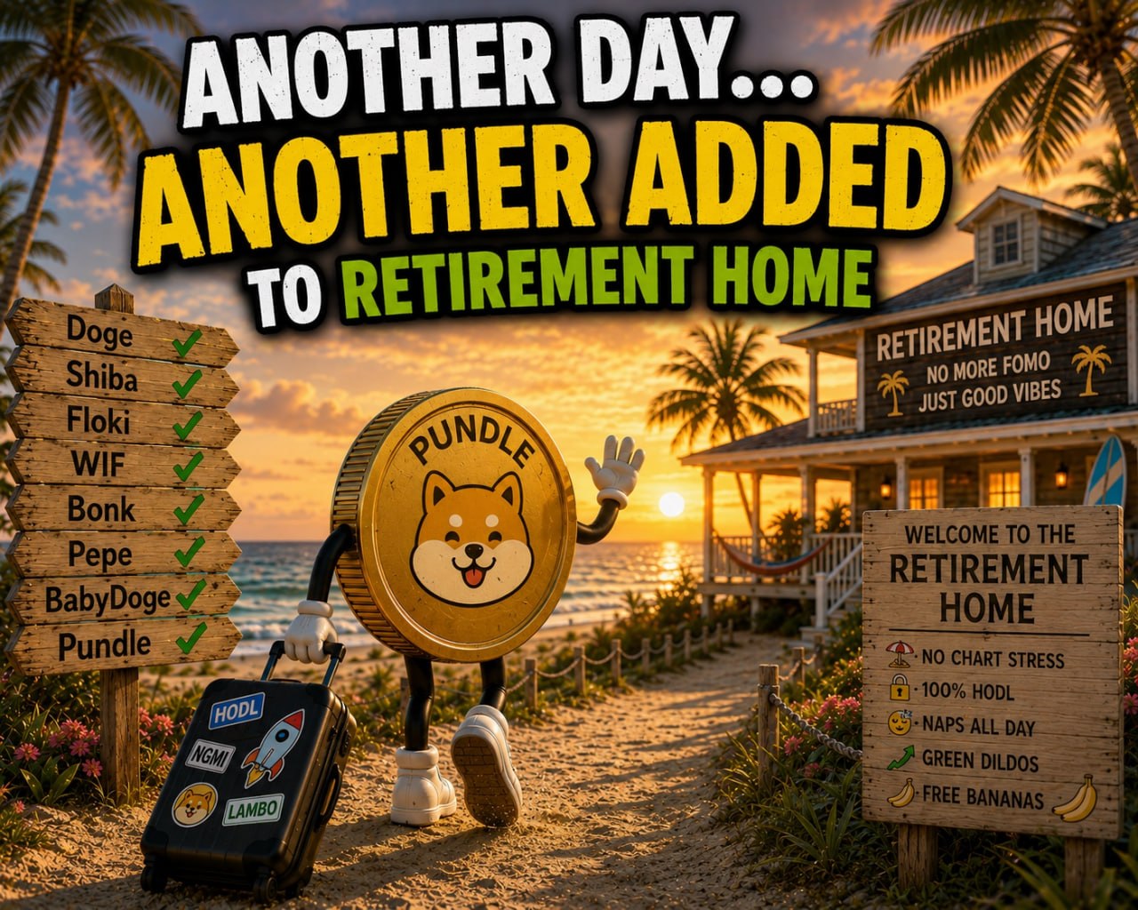 Another meme checking into retirement